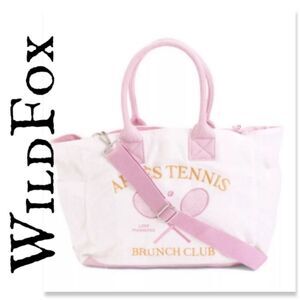 NWT Wildfox Apres Tennis Bruch Club Terry Bag